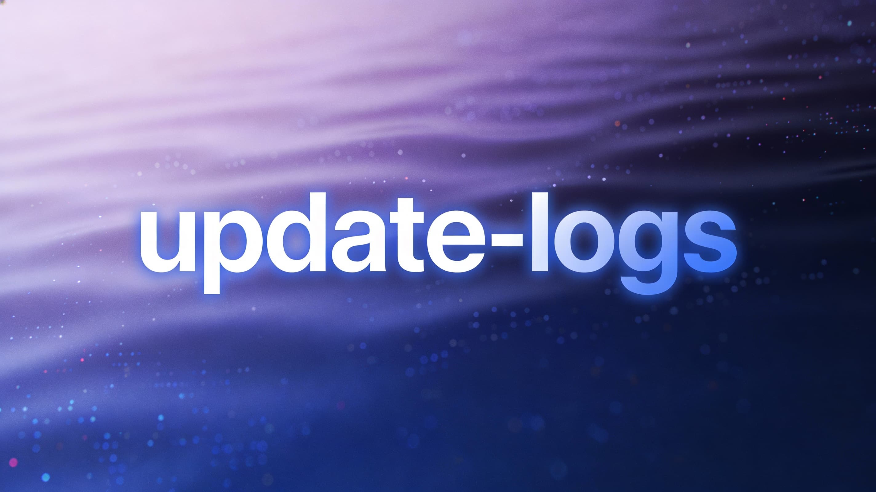 Update Logs Cover