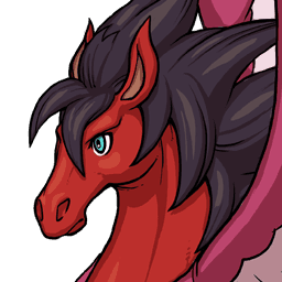 Totem Pégase cramoisi